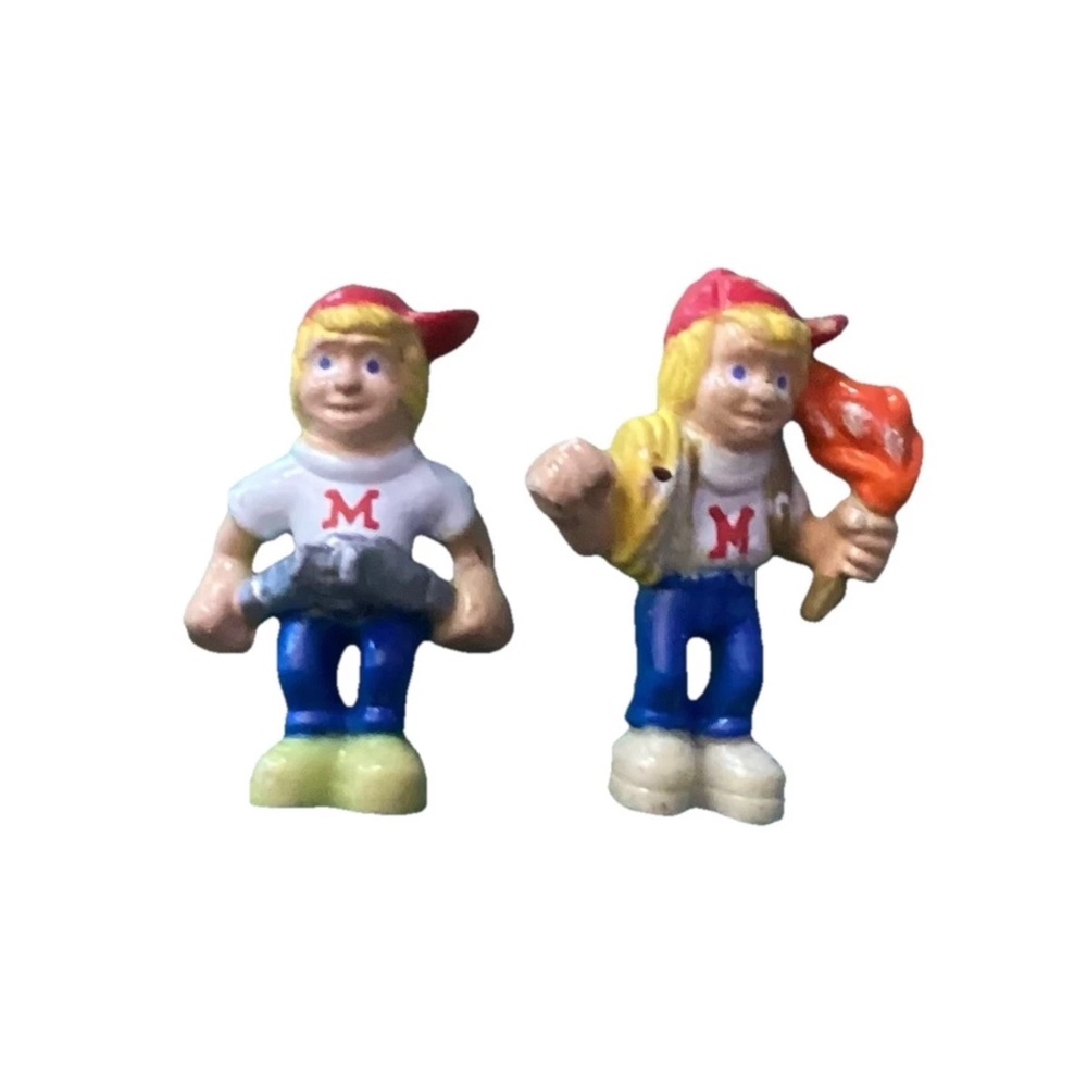 2 Mighty Max Replacement figures 1993
Shrunken Heads Brain Face & Wraptile